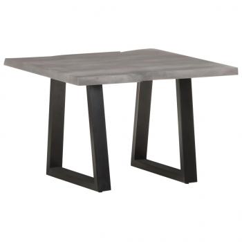 ARDEBO.de - Couchtisch mit Baumkanten 60x60x40 cm Massivholz Akazie