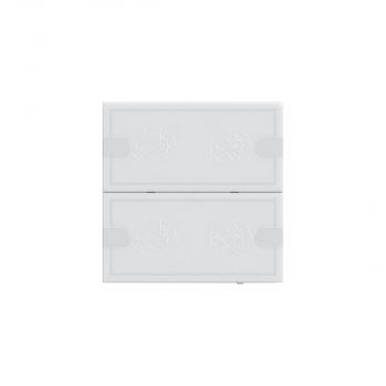 ARDEBO.de Gira 5002003 KNX Tastsensor 4 Komfort 2fach, weiß