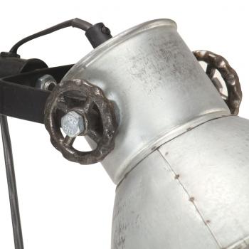 Stehlampe 2-flammig Silbern E27 Gusseisen  