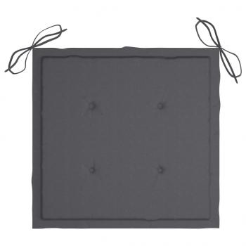 Gartenstuhl-Kissen 6 Stk. Anthrazit 50x50x3 cm Oxford-Gewebe