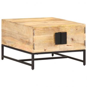 ARDEBO.de - Couchtisch 67x67x45 cm Mango Massivholz