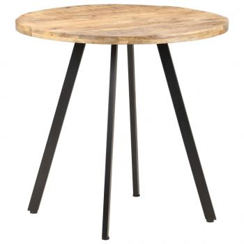 ARDEBO.de - Esstisch 80 cm Raues Mangoholz