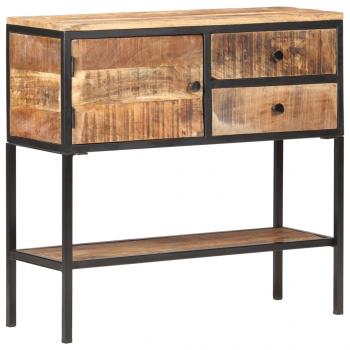 ARDEBO.de - Sideboard 85x30x80 cm Raues Mangoholz