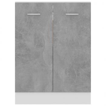 Unterschrank Betongrau 60x46x81,5 cm Holzwerkstoff