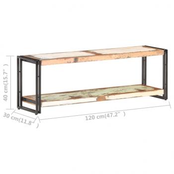 TV-Schrank 120x30x40 cm Altholz Massiv