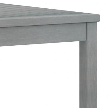 Couchtisch 100x50x33 cm Grau Massivholz Akazie