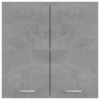 Hängeschrank Betongrau 60x31x60 cm Holzwerkstoff
