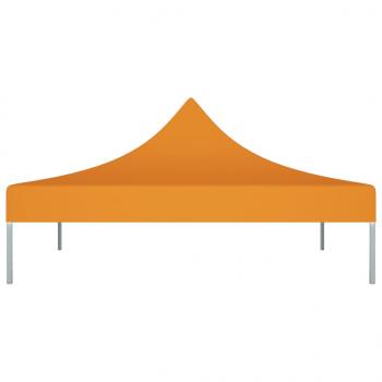 Partyzelt-Dach 3x3 m Orange 270 g/m²