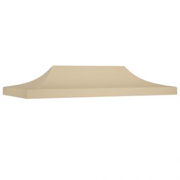 ARDEBO.de - Partyzelt-Dach 6x3 m Beige 270 g/m² 