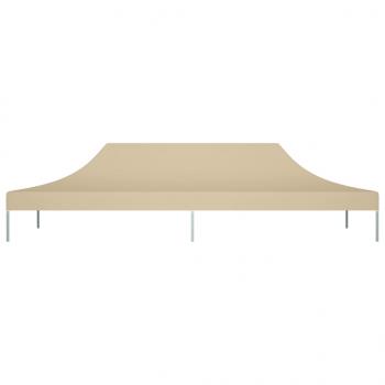 Partyzelt-Dach 6x3 m Beige 270 g/m² 