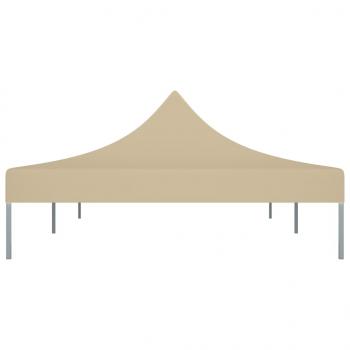 Partyzelt-Dach 6x3 m Beige 270 g/m² 