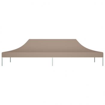 Partyzelt-Dach 6x3 m Taupe 270 g/m²