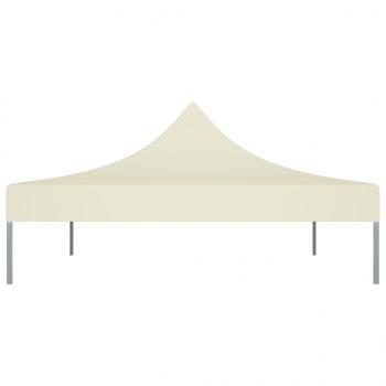 Partyzelt-Dach 4x3 m Creme 270 g/m²