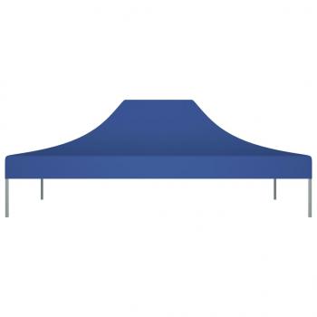 Partyzelt-Dach 4x3 m Blau 270 g/m²