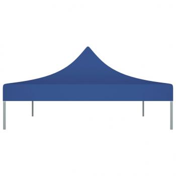 Partyzelt-Dach 4x3 m Blau 270 g/m²