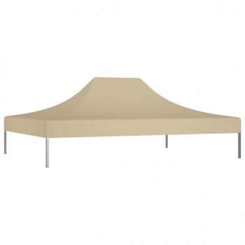 Partyzelt-Dach 4x3 m Beige 270 g/m²