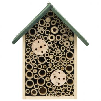 Insektenhotels 2 Stk. 23x14x29 cm Massivholz Tanne