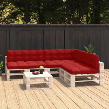 ARDEBO.de - Palettensofa-Kissen 7 Stk. Rot