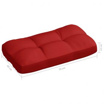 Palettensofa-Kissen 7 Stk. Rot