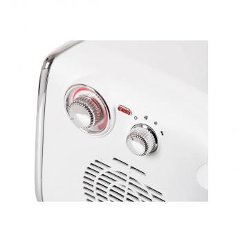 Eurom B-4 1800 White Retro-Heizung, 1800W, Thermostat, Überhitzungsschutz, weiß (352160)