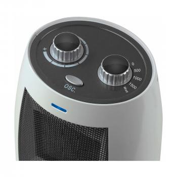 Eurom Safe-t-heater 1500 Keramikheizung, 1500W, Thermostat, Schwenkfunktion, Kippschutz (341898)