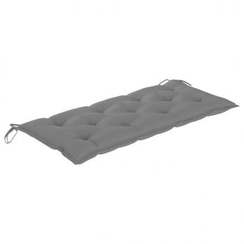 Gartenbank-Auflage Grau 120x50x7 cm Oxford-Gewebe