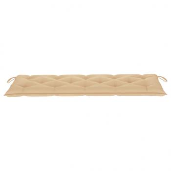 Gartenbank-Auflage Beige 150x50x7 cm Oxford-Gewebe