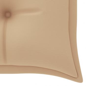 Gartenbank-Auflage Beige 150x50x7 cm Oxford-Gewebe