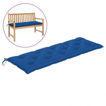 Gartenbank-Auflage Blau 150x50x7 cm Oxford-Gewebe