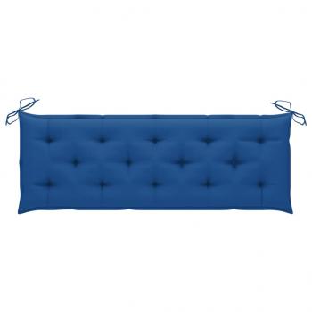 Gartenbank-Auflage Blau 150x50x7 cm Oxford-Gewebe