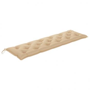 Gartenbank-Auflage Beige 180x50x7 cm Oxford-Gewebe