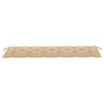 Gartenbank-Auflage Beige 180x50x7 cm Oxford-Gewebe