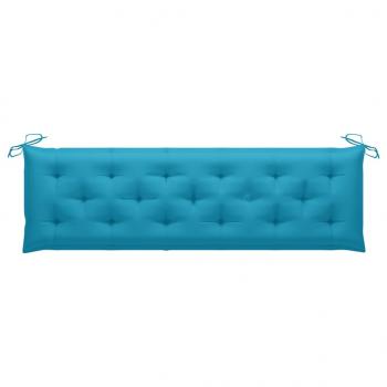 Gartenbank-Auflage Hellblau 180x50x7 cm Oxford-Gewebe