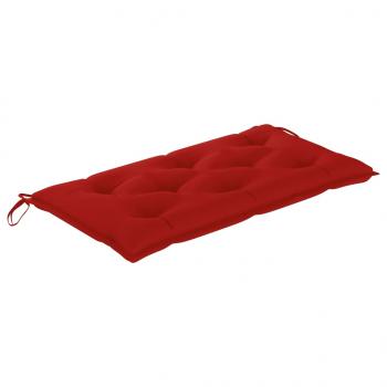 Gartenbank-Auflagen 2 Stk. Rot 100x50x7 cm Oxford-Gewebe