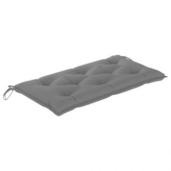 Gartenbank-Auflage Grau 100x50x7 cm Oxford-Gewebe