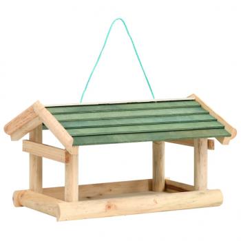 ARDEBO.de - Vogelfutterhaus Massivholz 35x29,5x21 cm