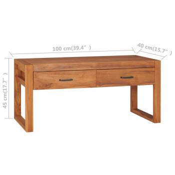 TV-Schrank 100x40x45 cm Teakholz