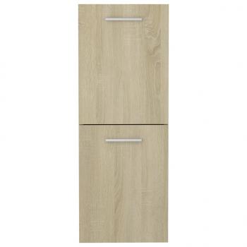 Badezimmerschrank Sonoma-Eiche 30x30x80 cm Holzwerkstoff