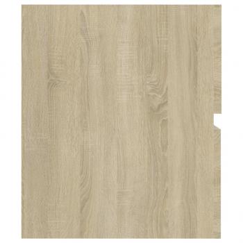 Waschbeckenunterschrank Sonoma-Eiche 60x38,5x45cm Holzwerkstoff