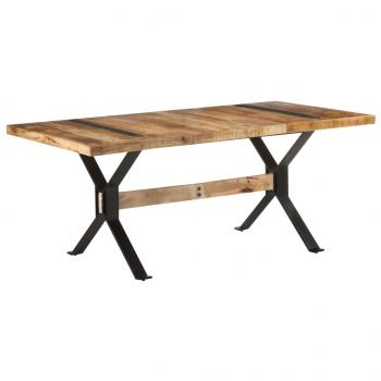 ARDEBO.de - Esstisch 180x90x76 cm Raues Mangoholz