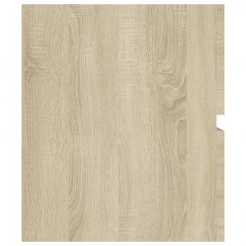 Waschbeckenunterschrank Sonoma-Eiche 80x38,5x45cm Holzwerkstoff