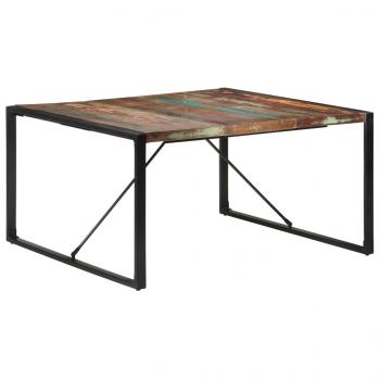 ARDEBO.de - Esstisch 140x140x75 cm Altholz Massiv