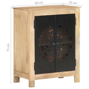 Sideboard 60x35x75 cm Massivholz Mango