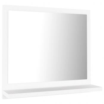 Badspiegel Weiß 40x10,5x37 cm Holzwerkstoff