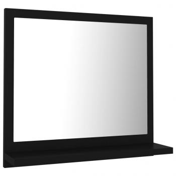 Badspiegel Schwarz 40x10,5x37 cm Holzwerkstoff