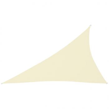 ARDEBO.de - Sonnensegel Oxford-Gewebe Dreieckig 4x5x6,4 m Creme