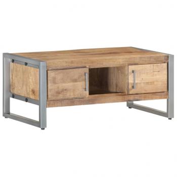 ARDEBO.de - Couchtisch 95x50x40 cm Raues Mangoholz