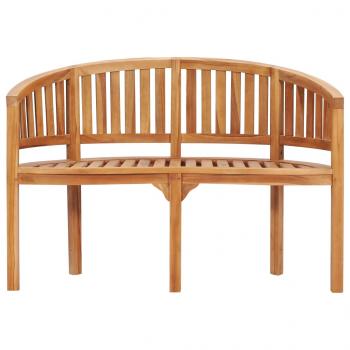 4-tlg. Garten-Lounge-Set Massivholz Teak