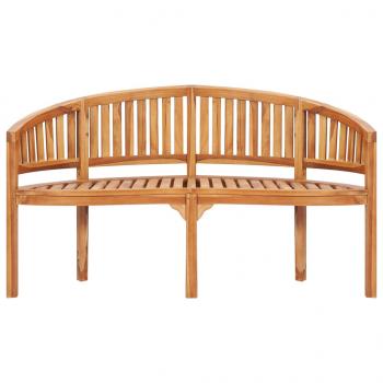 4-tlg. Garten-Lounge-Set Massivholz Teak