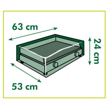 Nature Abdeckhaube für Plancha-Grill 63x53x24 cm